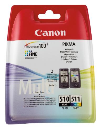 CANON PG-510+CL-511 INKJET MULTIPACK