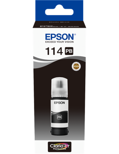 EPSON FLACONE ECOTANK NERO FOTO SERIE 114