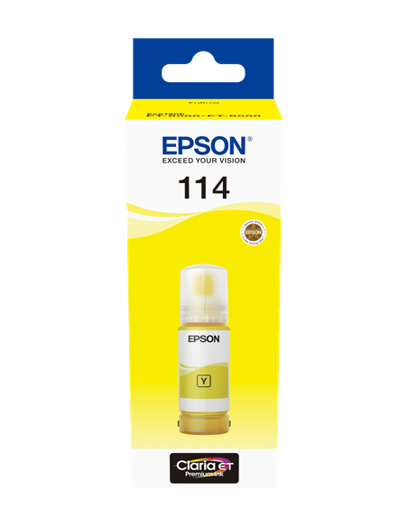 EPSON FLACONE ECOTANK GIALLO SERIE 114
