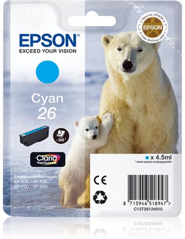 EPSON XP-510/600 CART. T2612 CIANO ORSOPOLARE