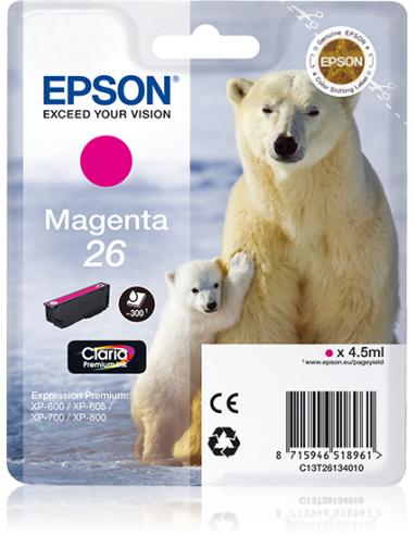 EPSON XP-510/600 CART. T2613 MAGENTA ORSOPOLARE