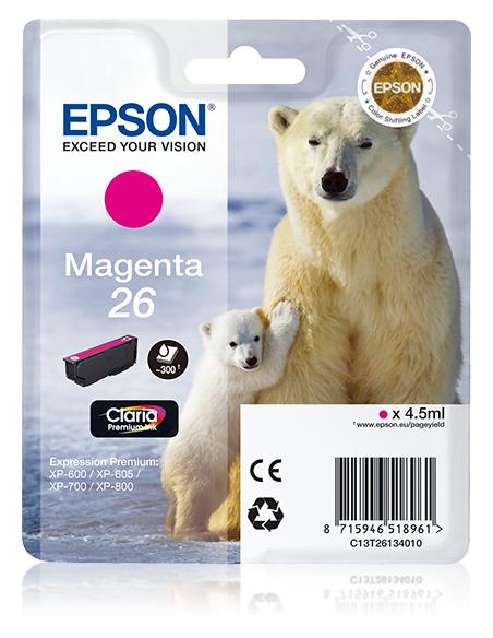 EPSON XP-510/600 CART. T2613 MAGENTA ORSOPOLARE