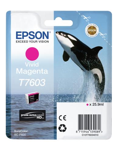 EPSON CARTUCCIA MAGENTA VIVID T7603