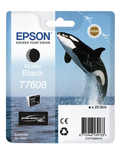 EPSON CARTUCCIA NERO OPACO T7608