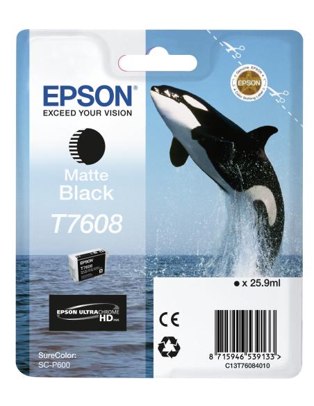 EPSON CARTUCCIA NERO OPACO T7608