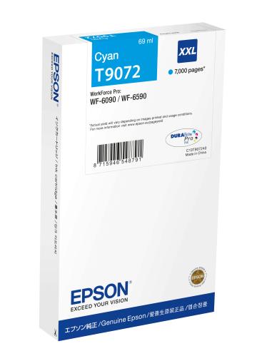 EPSON CARTUCCIA CIANO XXL  per WF-6XXX