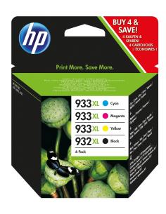 HP MULTIPAK 932XL + 933XL c +m +y