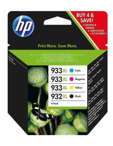 HP MULTIPAK 932XL + 933XL c +m +y