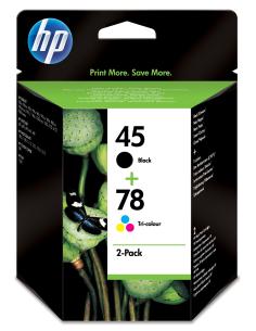 HP CARTUCCIA N.45 E N78 (NERO + COLORE)