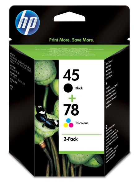 HP CARTUCCIA N.45 E N78 (NERO + COLORE)
