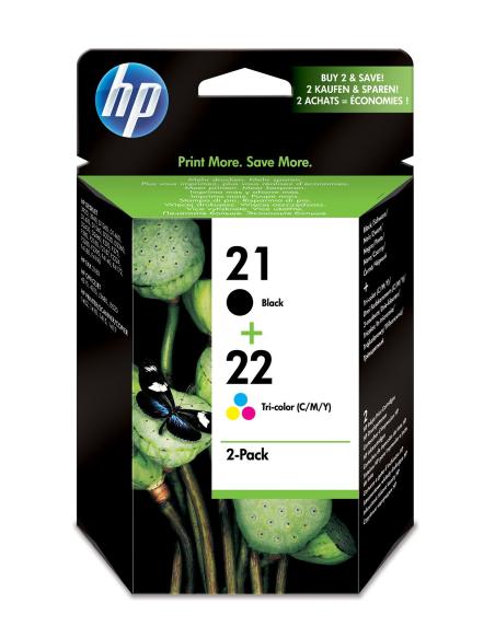 CARTUCCIA HP MULTIPACK N21 N22 INK NERO