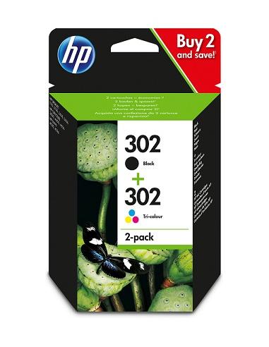 HP MULTIPAK CARTUCCIA 302 BK+TRICOMIA