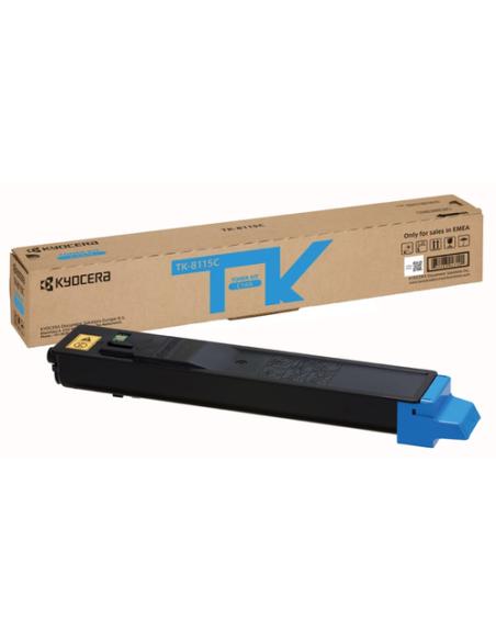 KYOCERA TONER CIANO TK-8115C PER ECOSYS M8124_M8130CIDN DA 6000 PAG