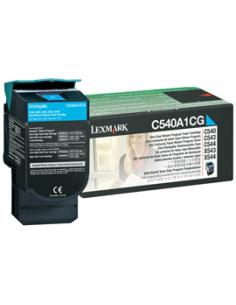 TONER LEXMARK CYANO 1000 COPIE C540A1C