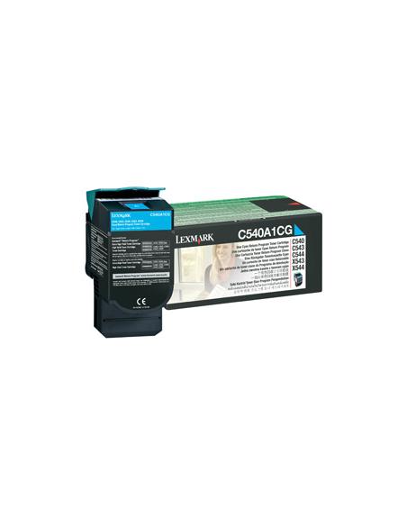 TONER LEXMARK CYANO 1000 COPIE C540A1C