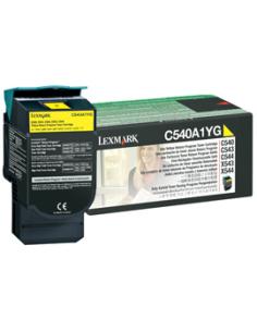 TONER LEXMARK YELLOW 1000 COPIE C540A1YG