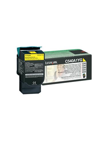 TONER LEXMARK YELLOW 1000 COPIE C540A1YG