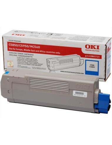 TONER CIANO X OKI C5850/5950/MC560