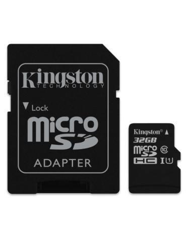 KINGSTON MICROSD 32GB + ADATT classe 10 - siae inclusa