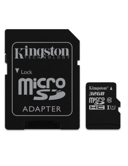 KINGSTON MICROSD 32GB + ADATT classe 10 - siae inclusa