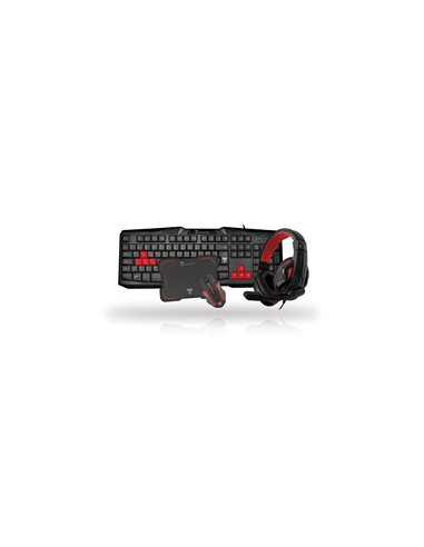 TECHMADE KIT GAMING 2 TASTIERA-MOUSE-CUFFIE-PAD