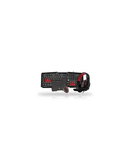 TECHMADE KIT GAMING 2 TASTIERA-MOUSE-CUFFIE-PAD