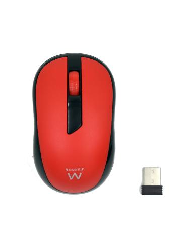 MOUSE OTTICO WIRELLES 1000DPI ROSO