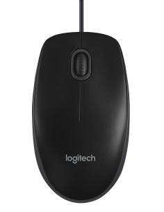 LOGITECH MOUSE OEM OTTICO NERO USB B110