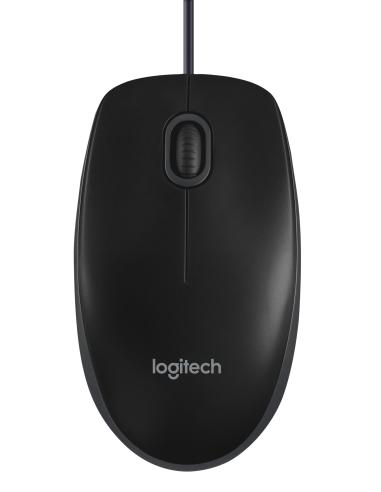 LOGITECH MOUSE OEM OTTICO NERO USB B110