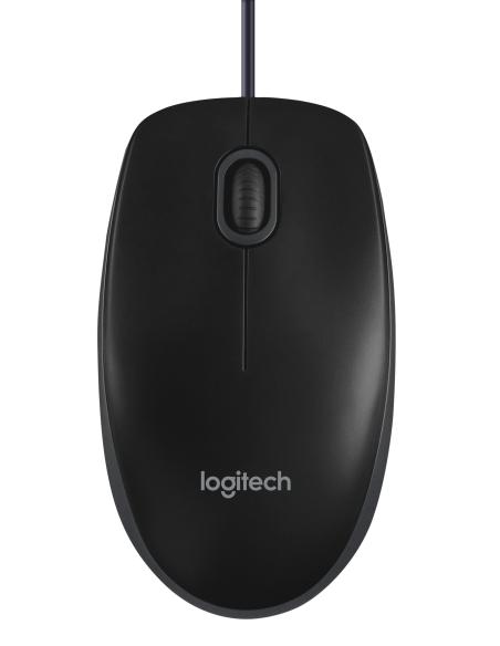LOGITECH MOUSE OEM OTTICO NERO USB B110