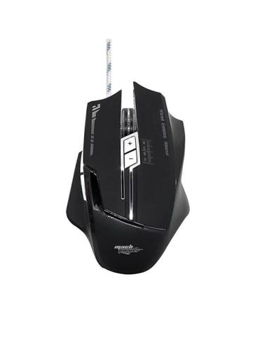 MACH POWER Mouse USB Gaming 7*Tast 4000DPI Black 4*Color Backlight