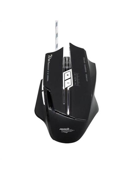 MACH POWER Mouse USB Gaming 7*Tast 4000DPI Black 4*Color Backlight