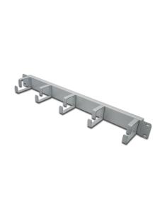 PANNELLO GUIDACAVI CON ANELLI PER ARMADI RACK 19" 1U GRIGIO
