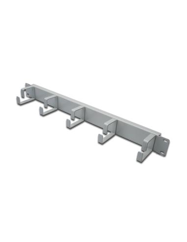 PANNELLO GUIDACAVI CON ANELLI PER ARMADI RACK 19" 1U GRIGIO