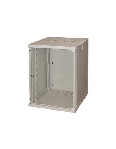 ARMADIO RACK 19" 15 UNITA' DA MURO PER RETI (A)750 X (L)540 X (P) 450 MM GRIGIO