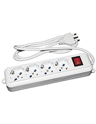 MULTIPRESA 4 PRESE 10/16 A TRIPOLARI-SPINA