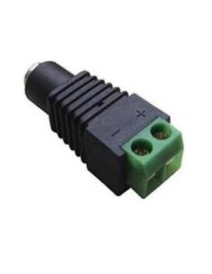 CONNETTORE MASCHIO 2.1MM DC CON USCITA +/1