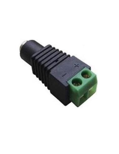 CONNETTORE MASCHIO 2.1MM DC CON USCITA +/1