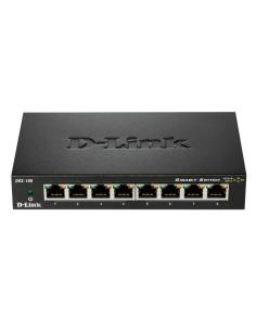 D-LINK SWITCH 8 PORTE 10/100/1000 METAL CASE