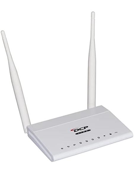 MODEM ROUTER 300MBPS 2ANTENNE CON 4+1 PORTE RJ45 ADSL2+ E PORTA USB