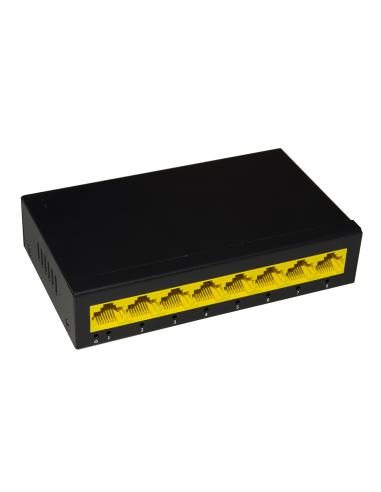 SWITCH LINK 8 PORTE GIGABIT 10/100/1000 IN METALLO