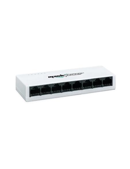 MACH POWER Switch 8 porte 10/100 Mbps, Unmanaged, Versione Desk