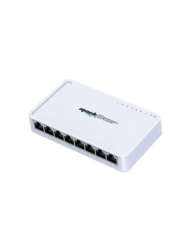 MACH POWER Switch 8 porte 10/100/1000 Mbps, Unmanaged, Versione Desk
