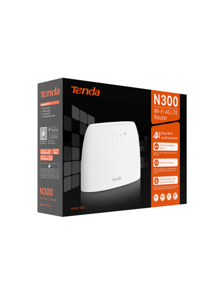 TENDA ROUTER WIFI 4G/LTE SIM DBAND 4G03
