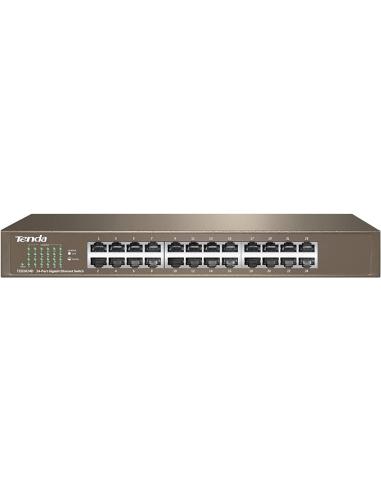 TENDA SWITCH 24 PORTE GIGABIT NON GESTITO PORTE RJ45 AUTO-REGOLANTI