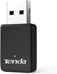 TENDA U9 ADATT. WIRELESS  AC650 DUAL BAND USB 802.11N/G/B/A/AC, 1 ANTENNA int.