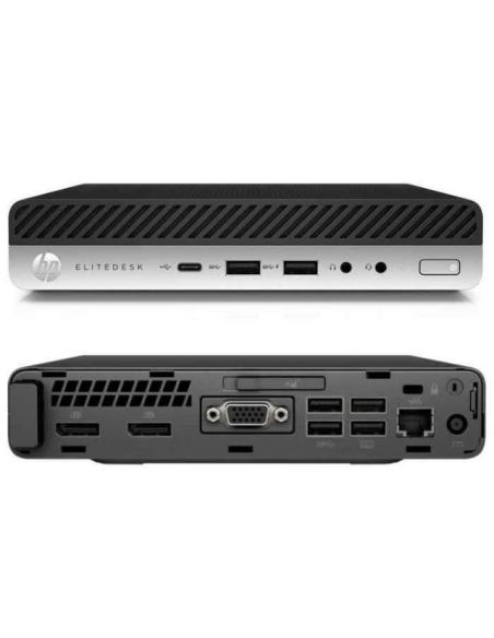 REFURBISHED HP EliteDesk 800 G3 DM MINI PC I5-6500T RAM 8GB SSD240 W10P