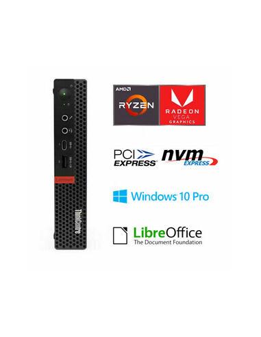 LENOVO ThinkCentre M75Q TINY AMD RYZEN 3 3200GE 8GB SSD512 W10P TAST+MOUSE