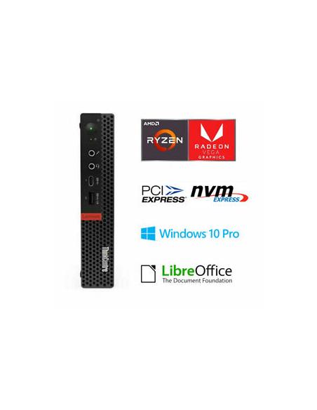 LENOVO ThinkCentre M75Q TINY AMD RYZEN 3 3200GE 8GB SSD512 W10P TAST+MOUSE