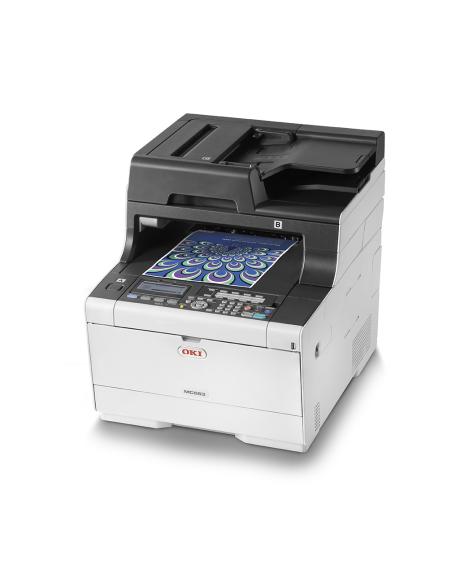 OKI MULTIFUNZIONE LASER MC563DN COLORE